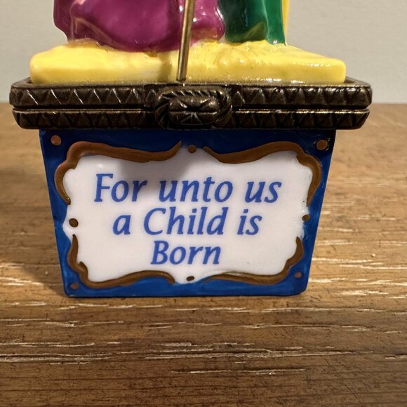 NEW Midwest of  Cannon Falls HOLY FAMILY Hinged Box - Picture 5 of 10